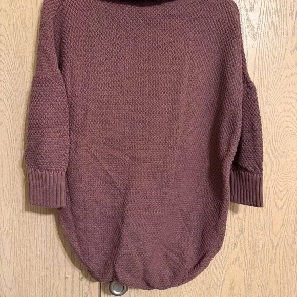 Express Women’s Cowl Neck Sweater, Purple, Medium - Picture 3 of 6